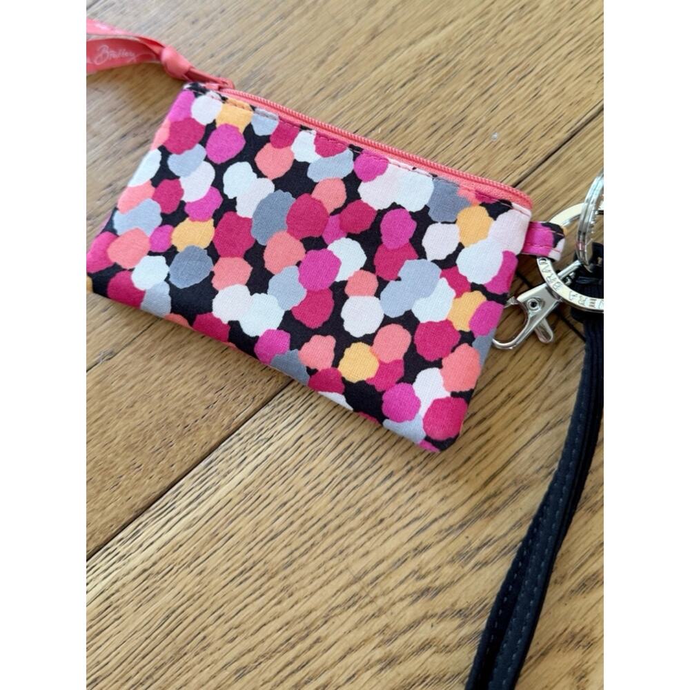 Vera Bradley Lighten Up Just Right Backpack Pixie Confetti Pink + Lanyard ID - Picture 16 of 16